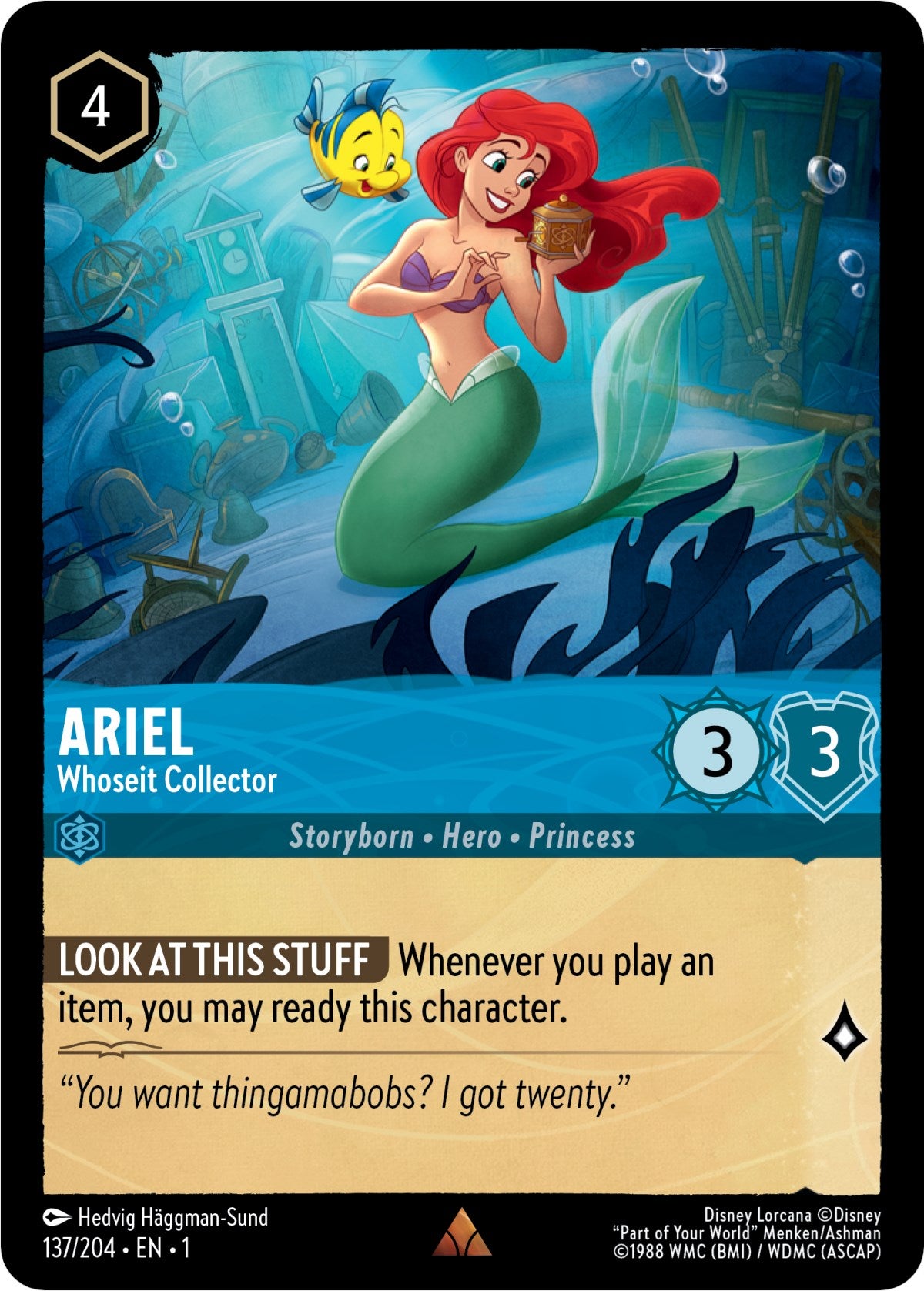 Ariel - Whoseit Collector (137/204) [The First Chapter] | Good Games North