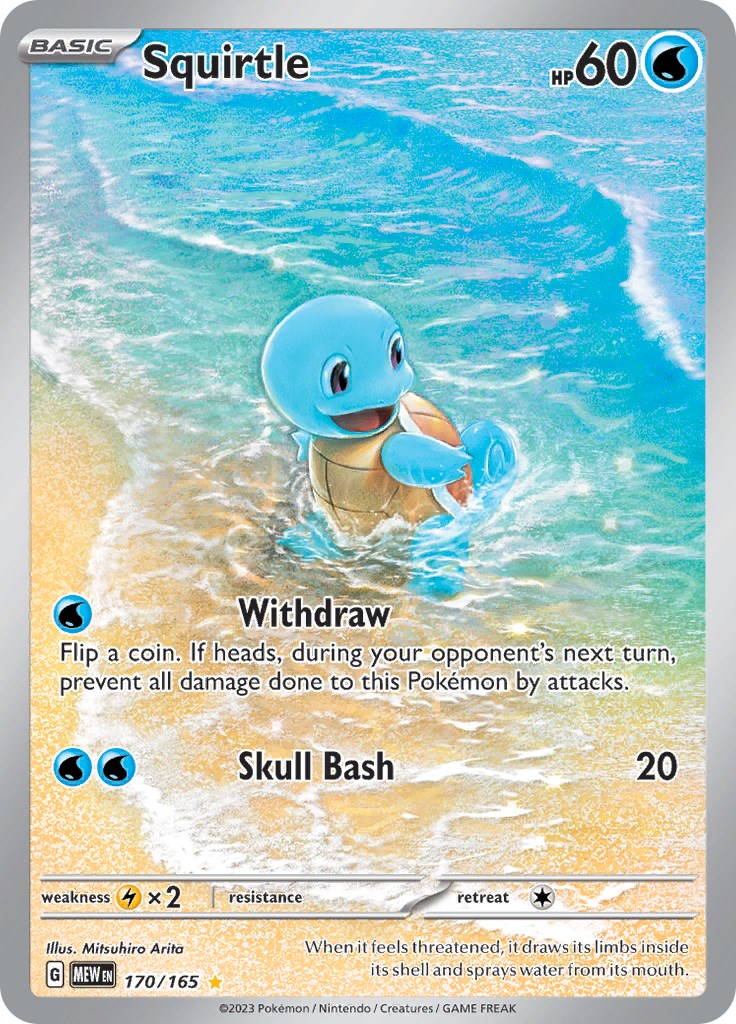 Squirtle (170/165) [Scarlet & Violet 151] | Good Games North