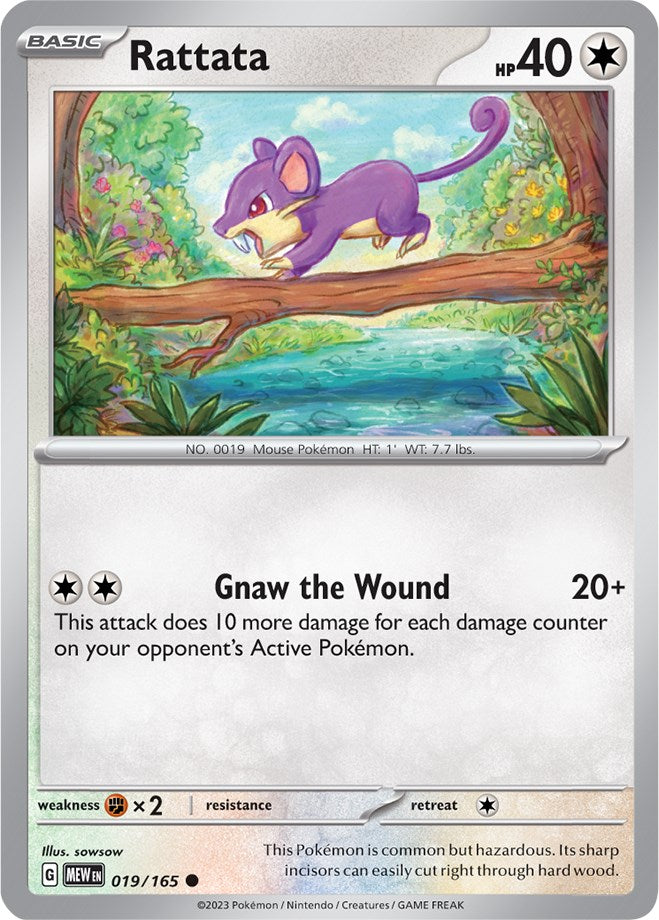 Rattata (019/165) [Scarlet & Violet 151] | Good Games North