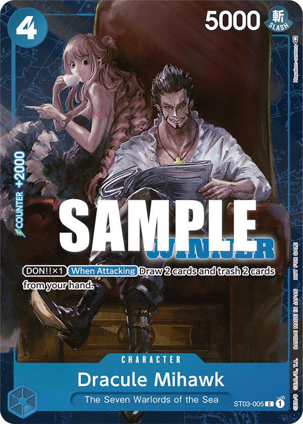 Dracule Mihawk (Tournament Pack Vol. 4) [Winner] [One Piece Promotion Cards] | Good Games North