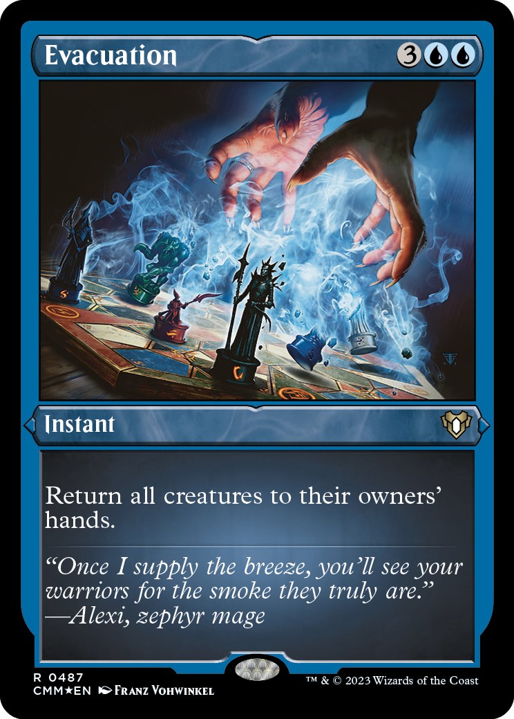 Evacuation (Foil Etched) [Commander Masters] | Good Games North