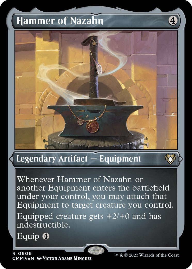 Hammer of Nazahn (Foil Etched) [Commander Masters] | Good Games North