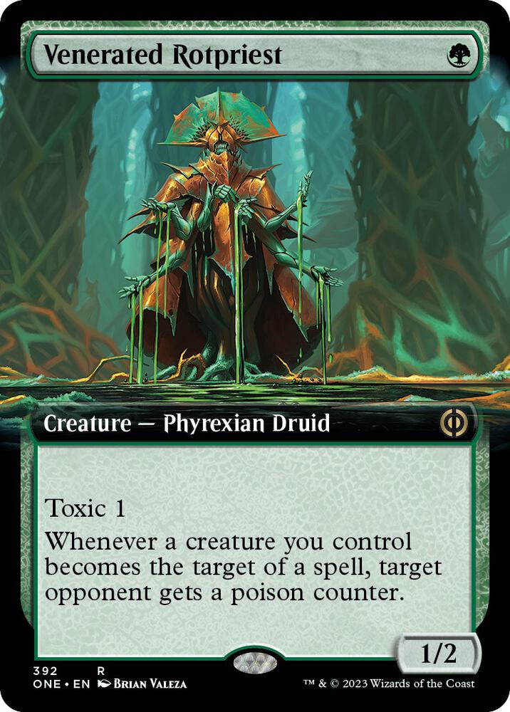 Venerated Rotpriest Extended Art (Phyrexia: All Will Be One)  - Foil | Good Games North