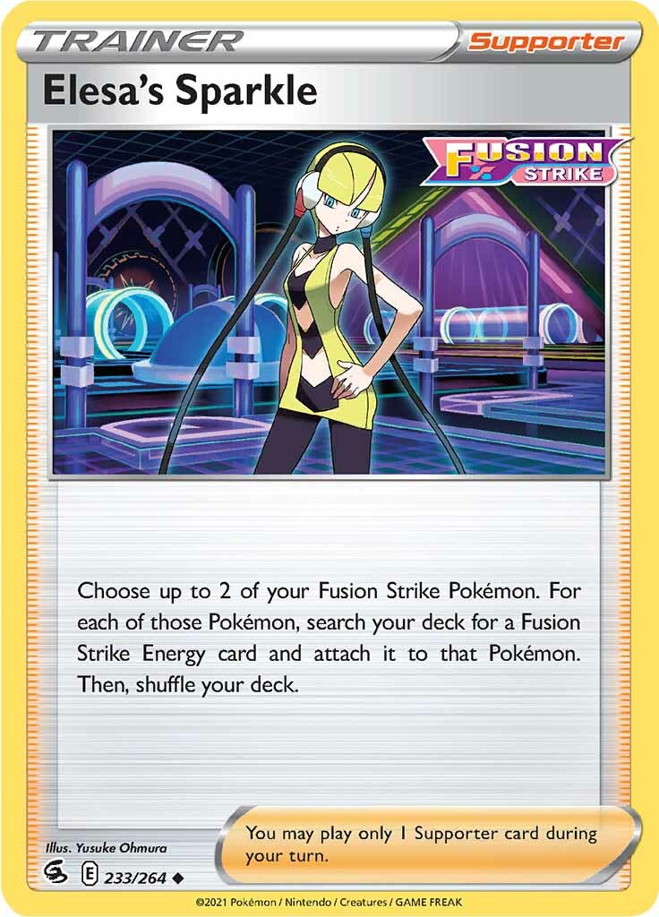 Elesa's Sparkle (233/264) [Sword & Shield: Fusion Strike] | Good Games North