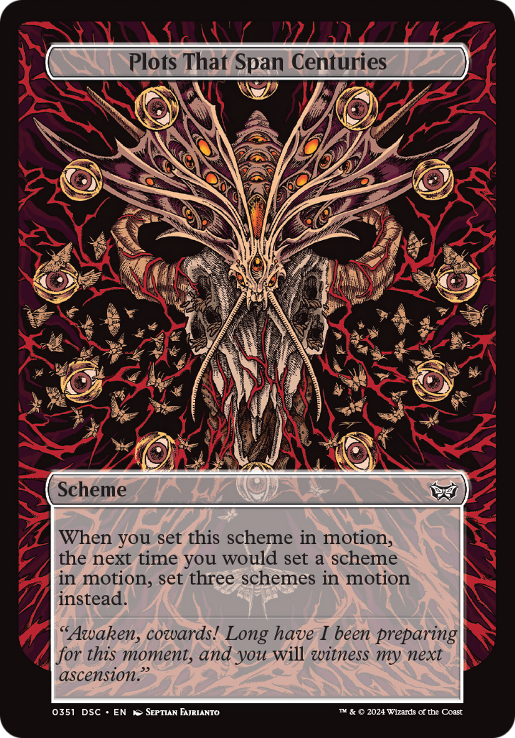 Plots That Span Centuries (Full Art) [Duskmourn: Archenemy] | Good Games North