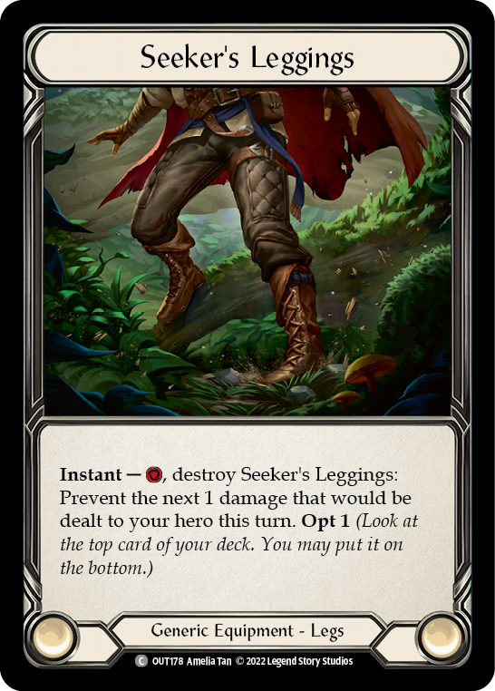 Seeker's Leggings [OUT178] (Outsiders)  Rainbow Foil | Good Games North