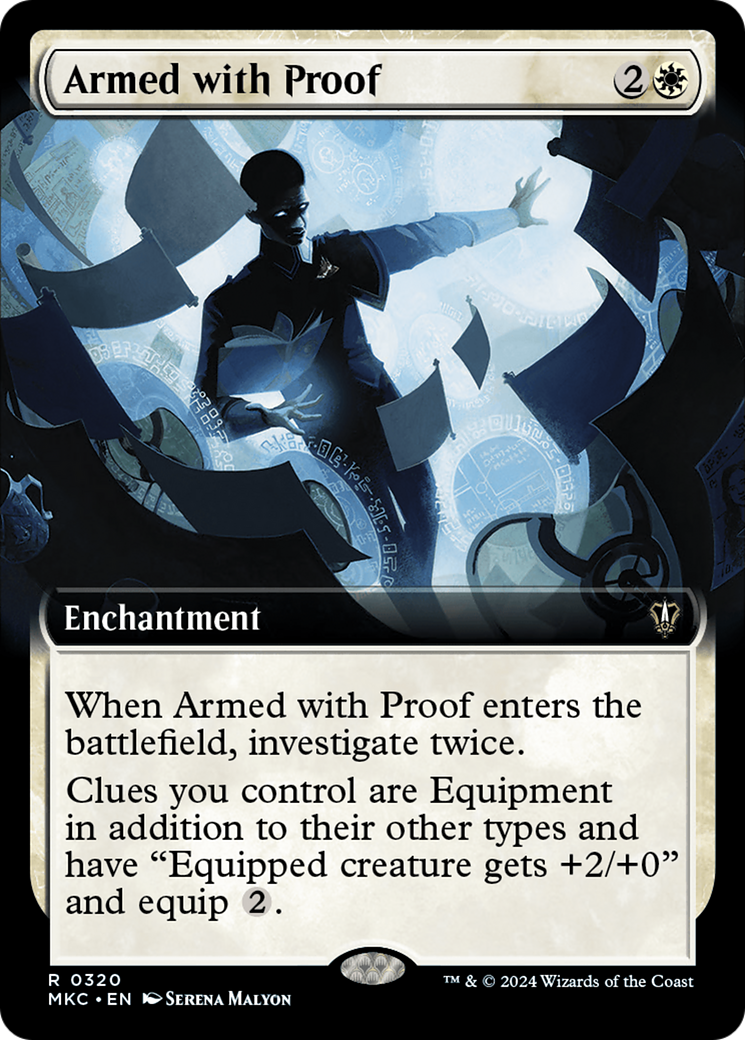 Armed with Proof (Extended Art) [Murders at Karlov Manor Commander] | Good Games North