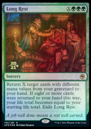 Long Rest [Dungeons & Dragons: Adventures in the Forgotten Realms Prerelease Promos] | Good Games North