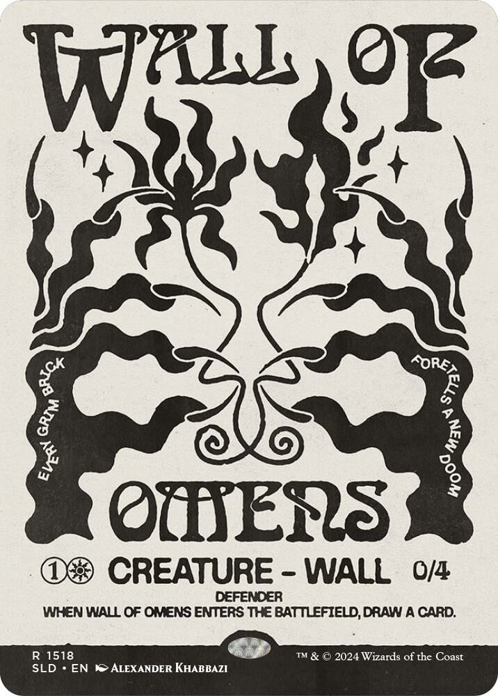 Wall of Omens 1518/1 (Secret Lair Drop Series)  - Borderless | Good Games North