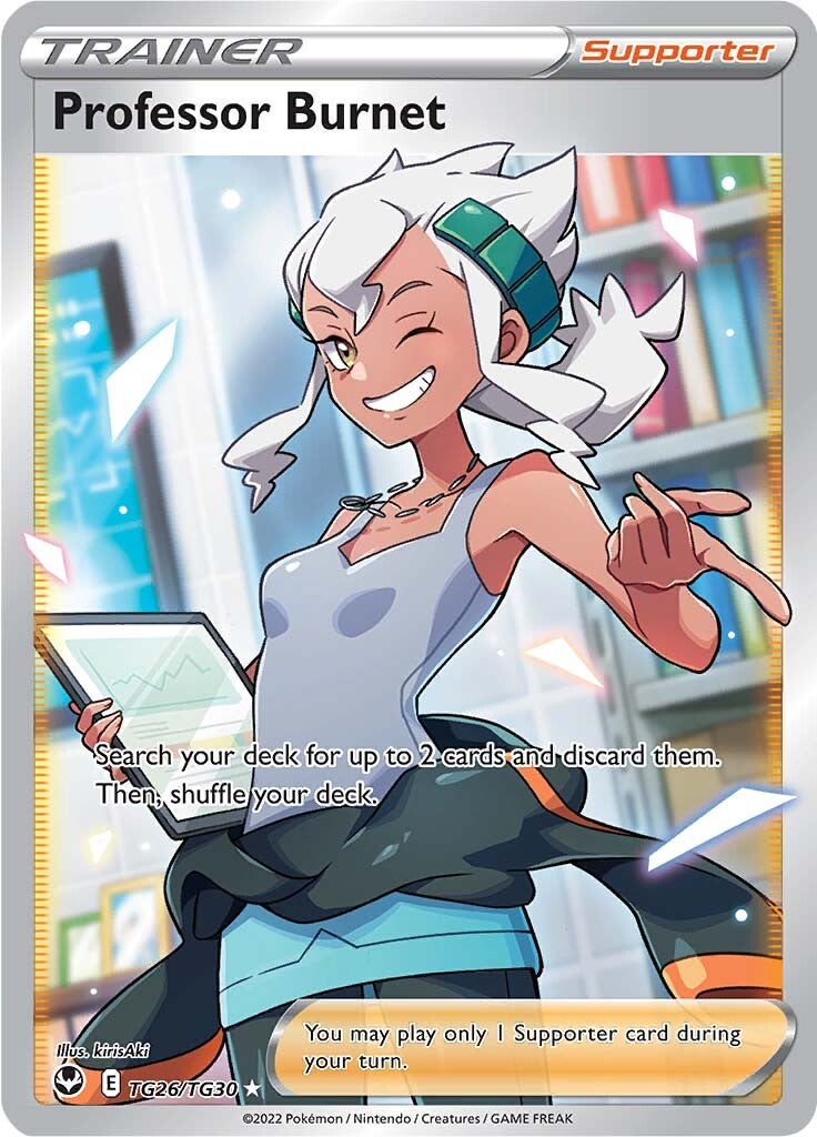 Professor Burnet (TG26/TG30) [Sword & Shield: Silver Tempest] | Good Games North