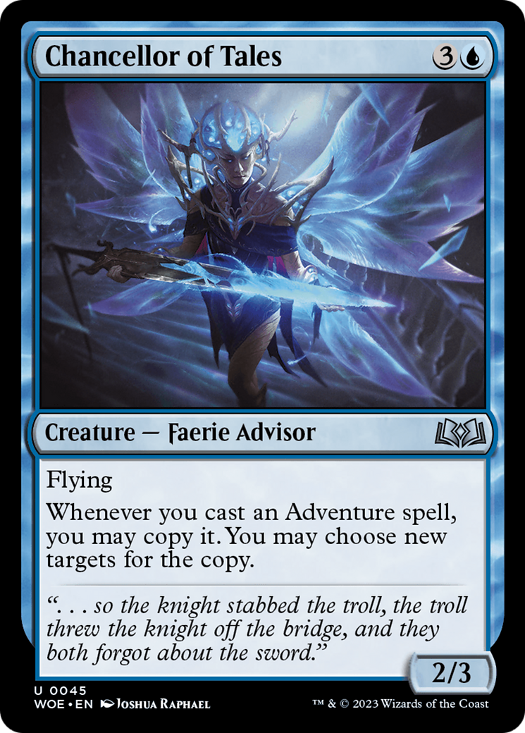 Chancellor of Tales [Wilds of Eldraine] | Good Games North
