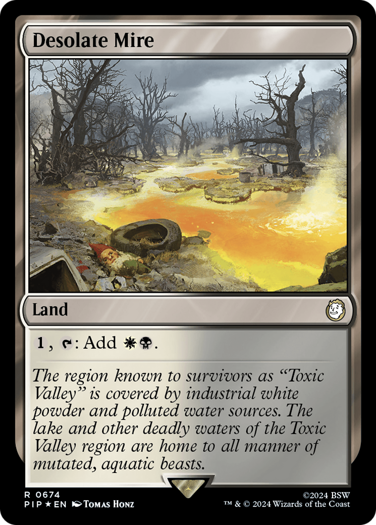 Desolate Mire (Surge Foil) [Fallout] | Good Games North