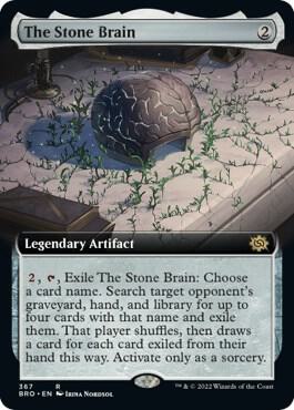 The Stone Brain Extended Art (The Brothers' War)  | Good Games North