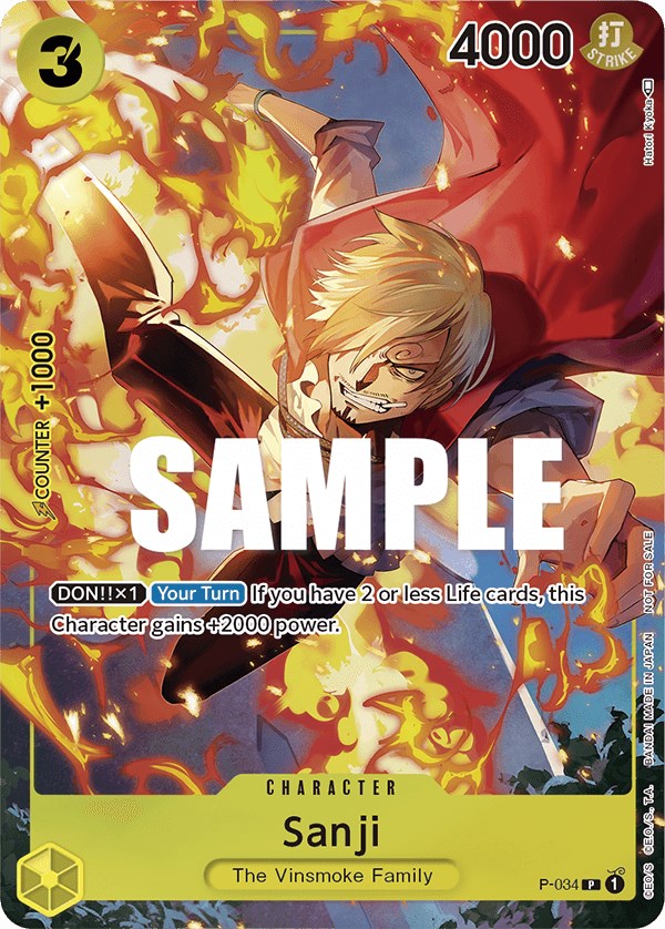 Sanji (Event Pack Vol. 2) [One Piece Promotion Cards] | Good Games North