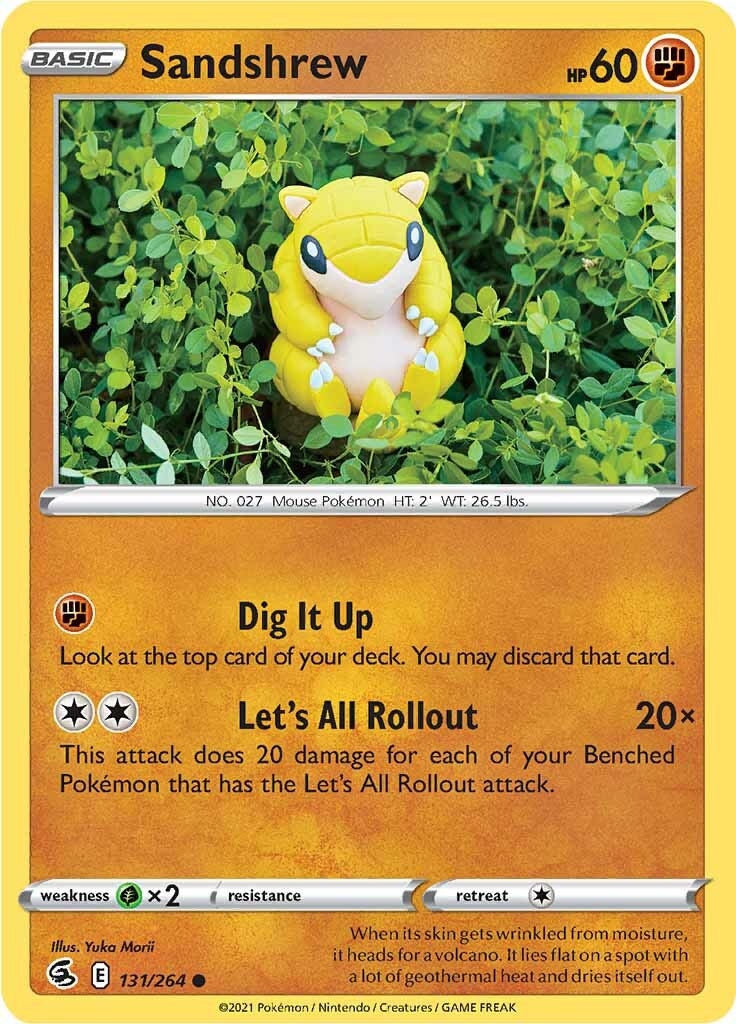 Sandshrew (131/264) [Sword & Shield: Fusion Strike] | Good Games North