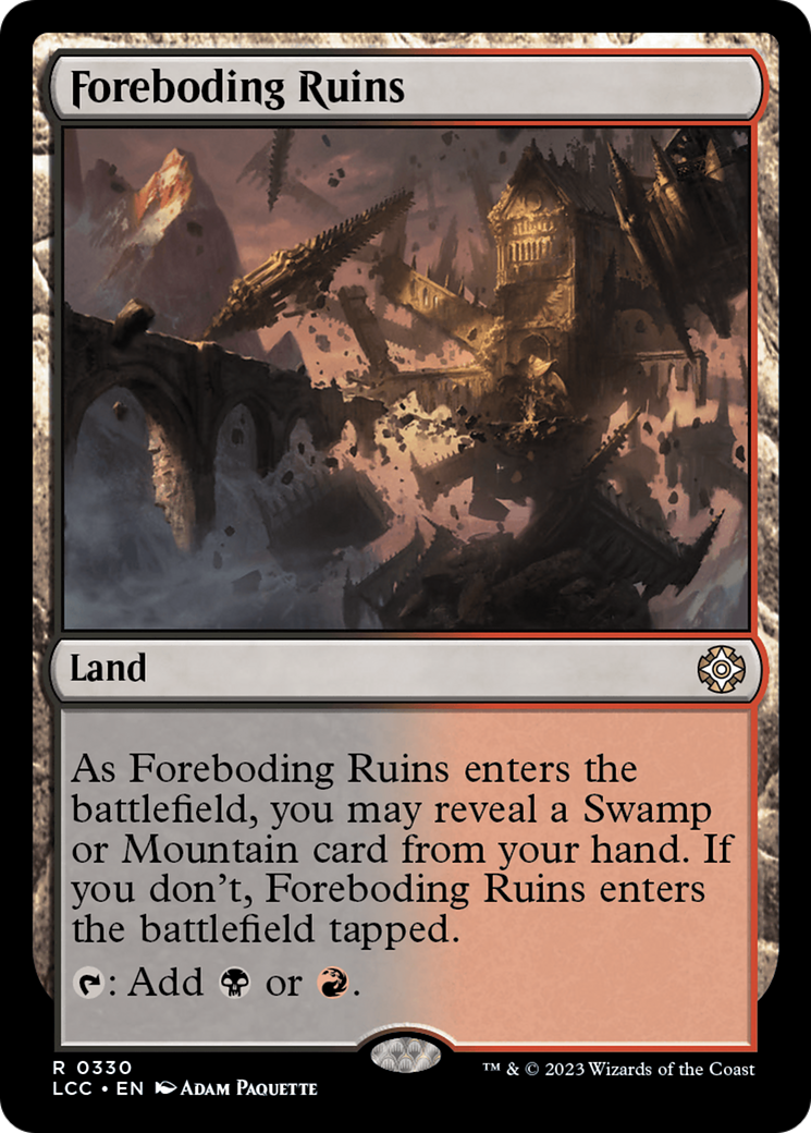 Foreboding Ruins [The Lost Caverns of Ixalan Commander] | Good Games North