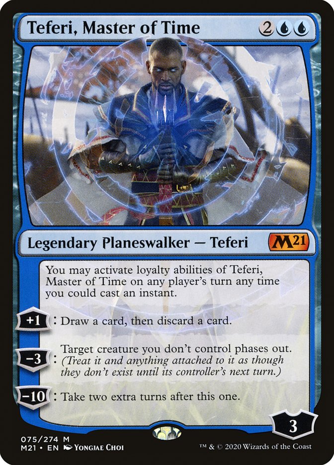 Teferi, Master of Time (Core Set 2021)  - Foil | Good Games North