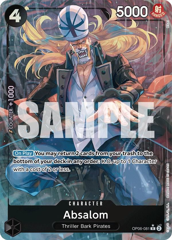 Absalom OP06-081 (Wings of the Captain)  - Alternate Art Foil | Good Games North