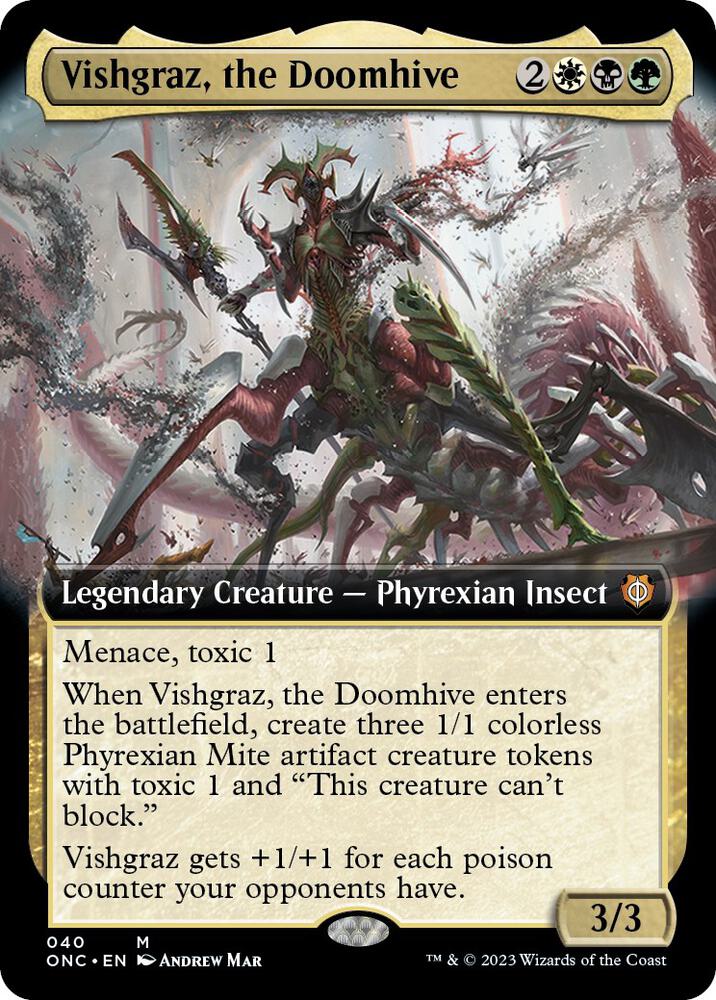 Vishgraz, the Doomhive 40/28 (Commander: Phyrexia: All Will Be One)  - Extended Art | Good Games North