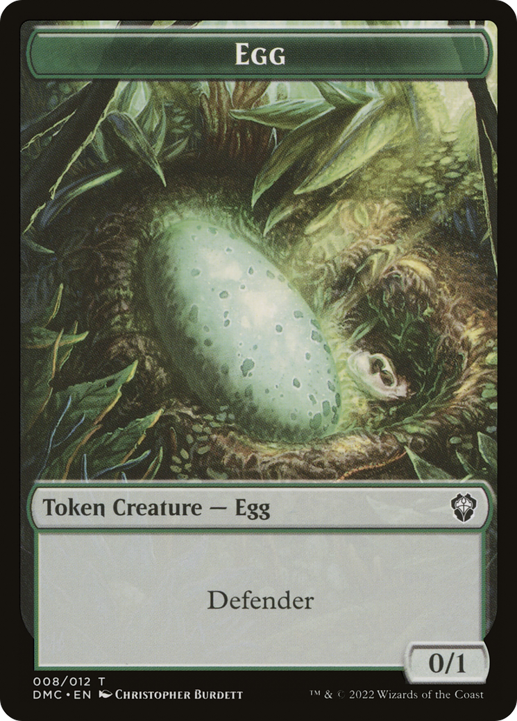 Treasure // Egg Double-Sided Token [Secret Lair Drop Series] | Good Games North