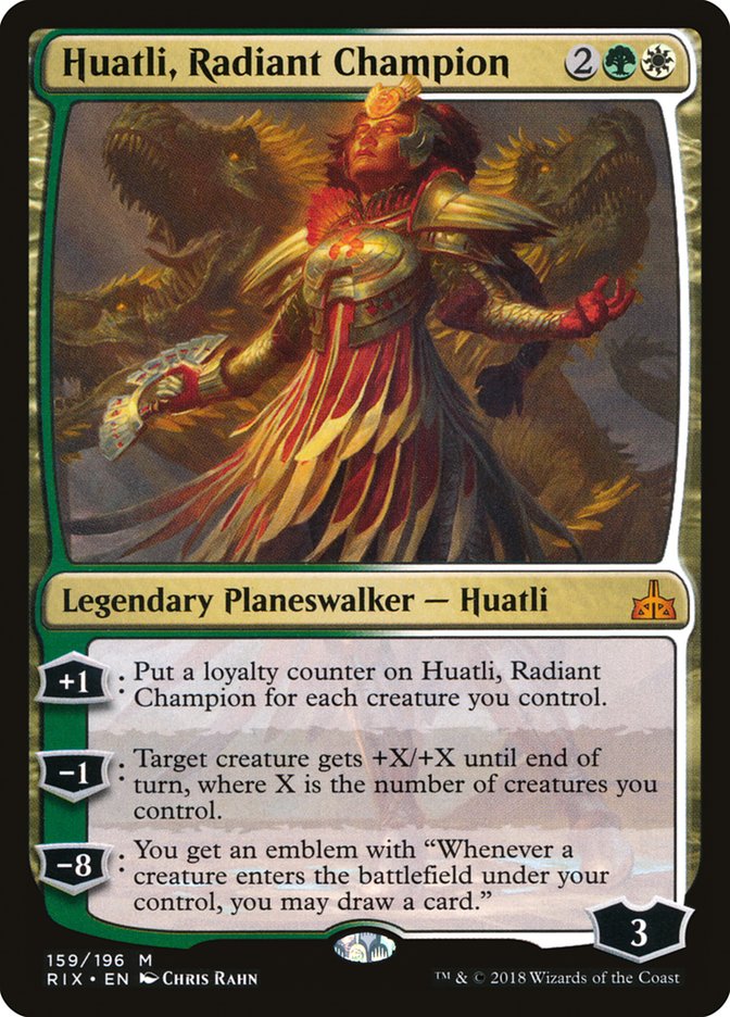 Huatli, Radiant Champion (Rivals of Ixalan)  | Good Games North