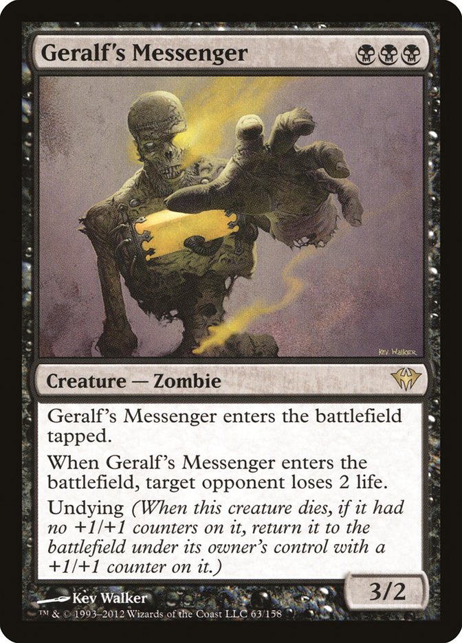 Geralf's Messenger 63/158 (Dark Ascension)  - Foil | Good Games North