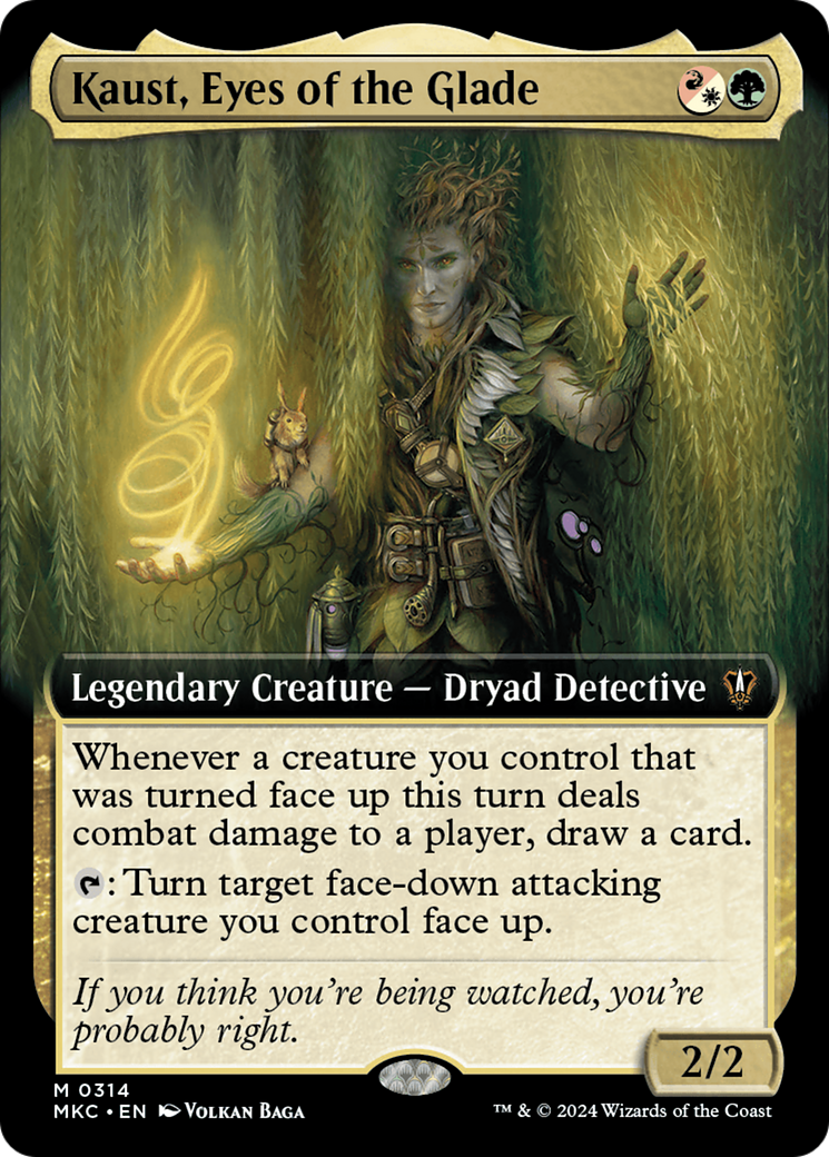 Kaust, Eyes of the Glade (Extended Art) [Murders at Karlov Manor Commander] | Good Games North