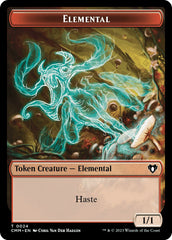 Elemental (0024) // Spider Double-Sided Token [Commander Masters Tokens] | Good Games North