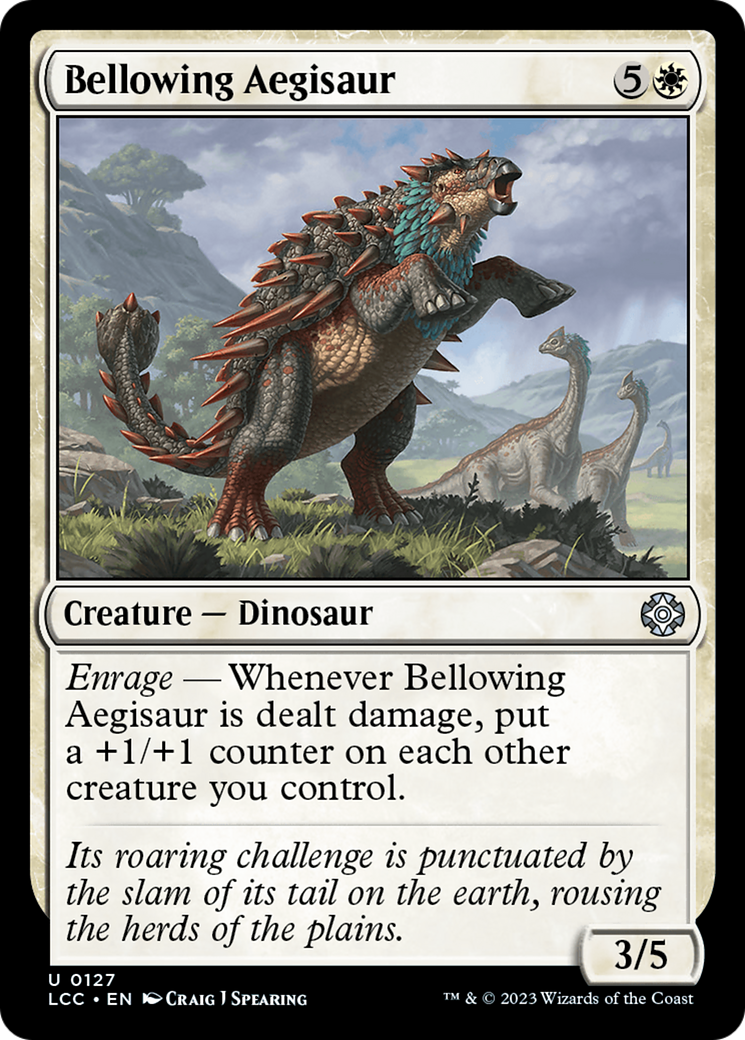 Bellowing Aegisaur [The Lost Caverns of Ixalan Commander] | Good Games North
