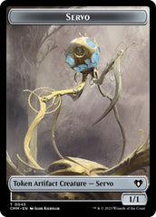 Servo // Construct (0041) Double-Sided Token [Commander Masters Tokens] | Good Games North