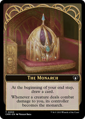 The Monarch // Elf Druid Double-Sided Token [Commander Masters Tokens] | Good Games North