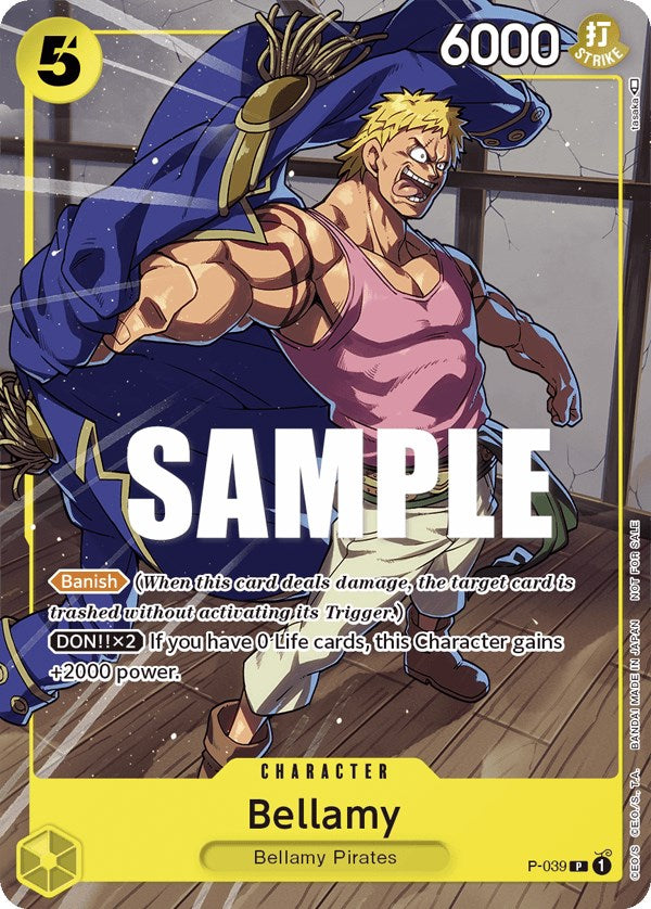 Bellamy (Pirates Party Vol. 4) [One Piece Promotion Cards] | Good Games North