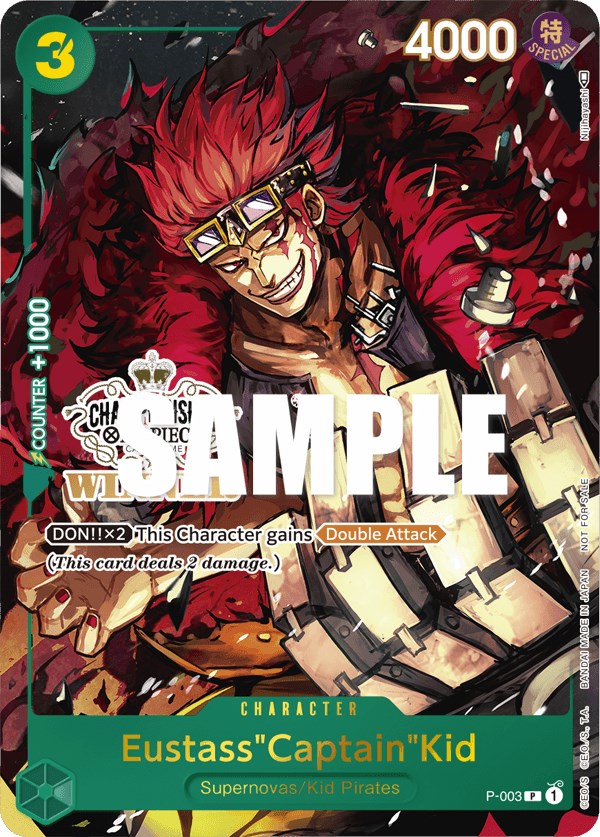 Eustass"Captain"Kid (Store Championship Vol. 2) [Winner] [One Piece Promotion Cards] | Good Games North