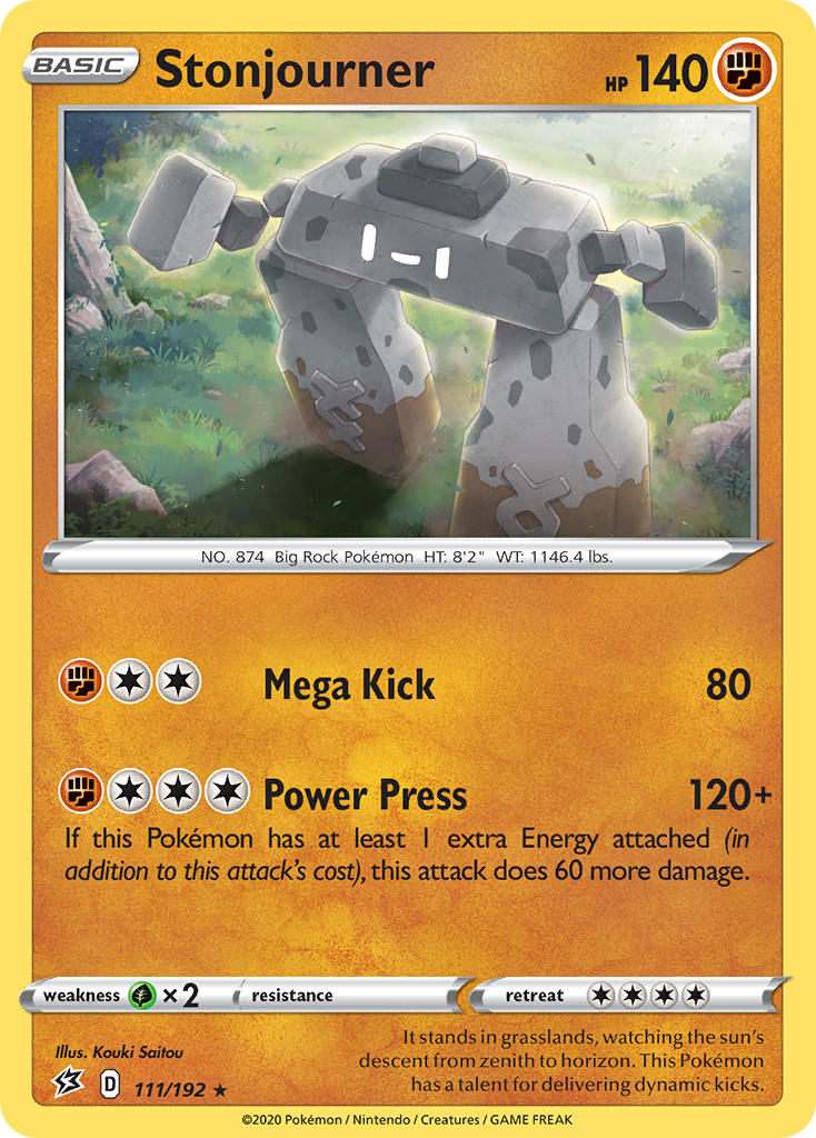 Stonjourner (111/192) (Theme Deck Exclusive) [Sword & Shield: Rebel Clash] | Good Games North