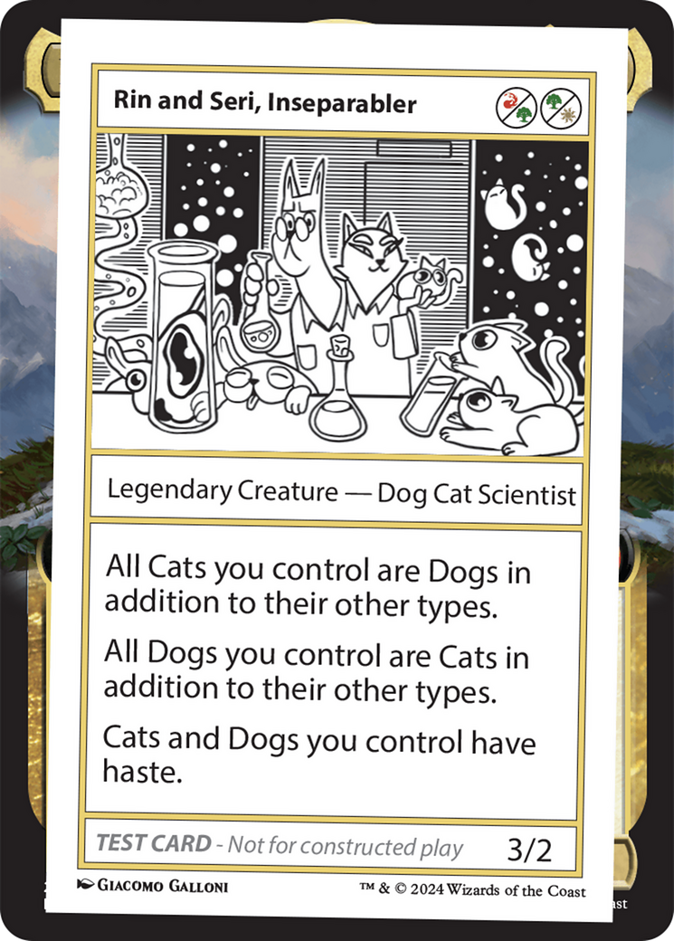 Rin and Seri, Inseparabler [Mystery Booster 2 Playtest Cards] | Good Games North