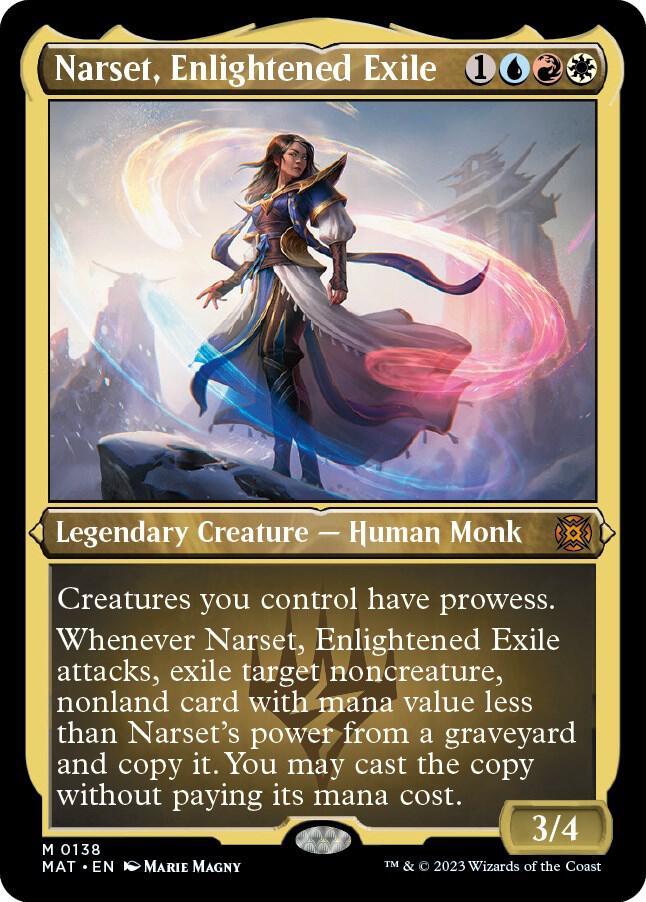 Narset Enlightened Exile Foil Etched (March of the Machine: The Aftermath)  - Foil | Good Games North