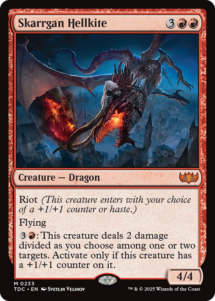 Skarrgan Hellkite [Tarkir: Dragonstorm Commander] | Good Games North