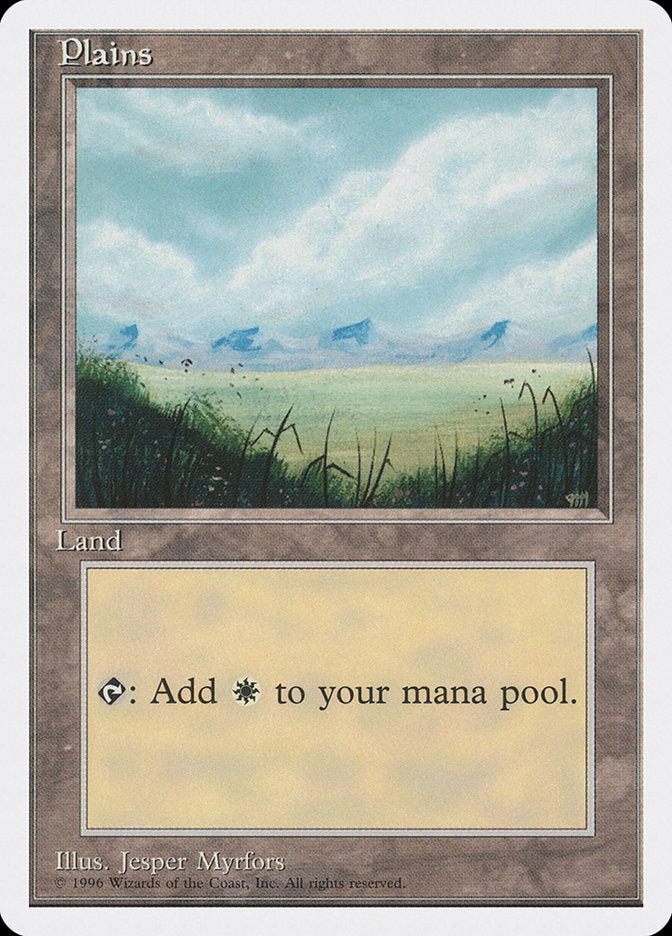 Plains (No Trees, Signature on Bottom Right) [Introductory Two-Player Set] | Good Games North
