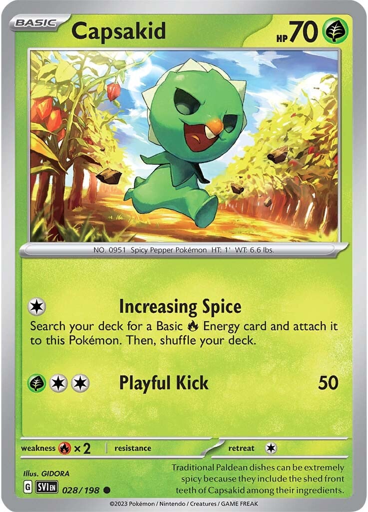 Capsakid (028/198) [Scarlet & Violet: Base Set] | Good Games North