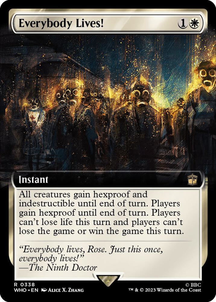 Everybody Lives Extended Art (Universes Beyond: Doctor Who)  | Good Games North