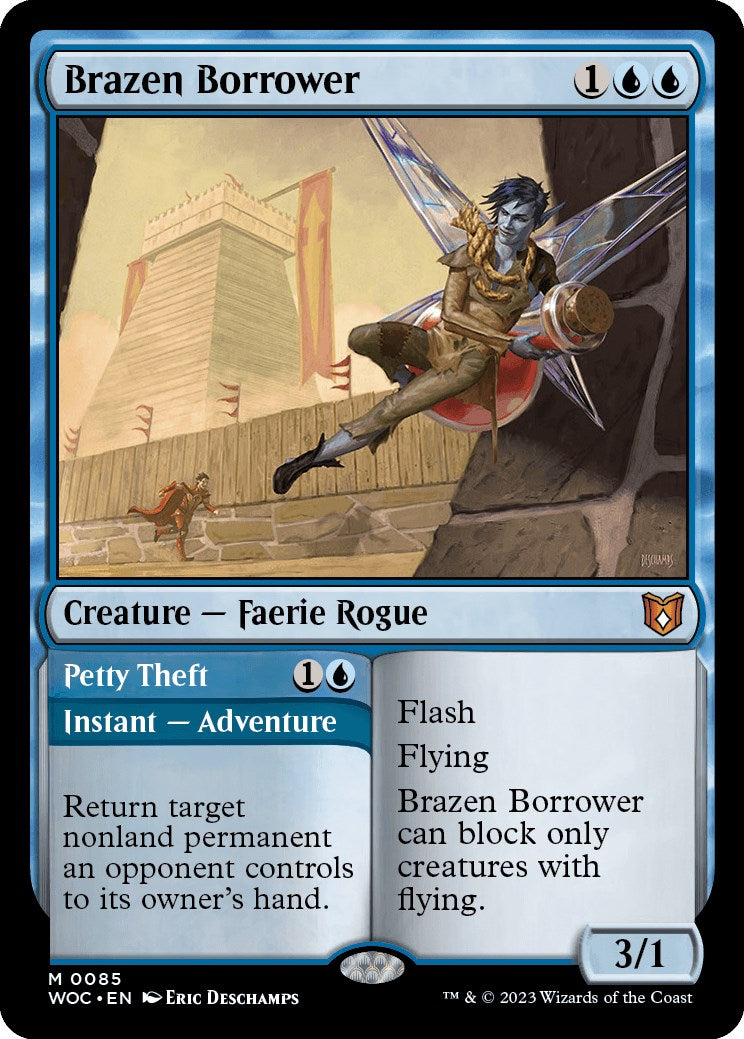 Brazen Borrower // Petty Theft [Wilds of Eldraine Commander] | Good Games North