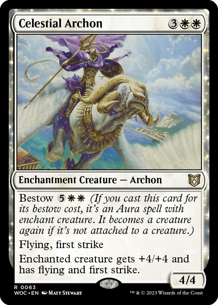 Celestial Archon [Wilds of Eldraine Commander] | Good Games North