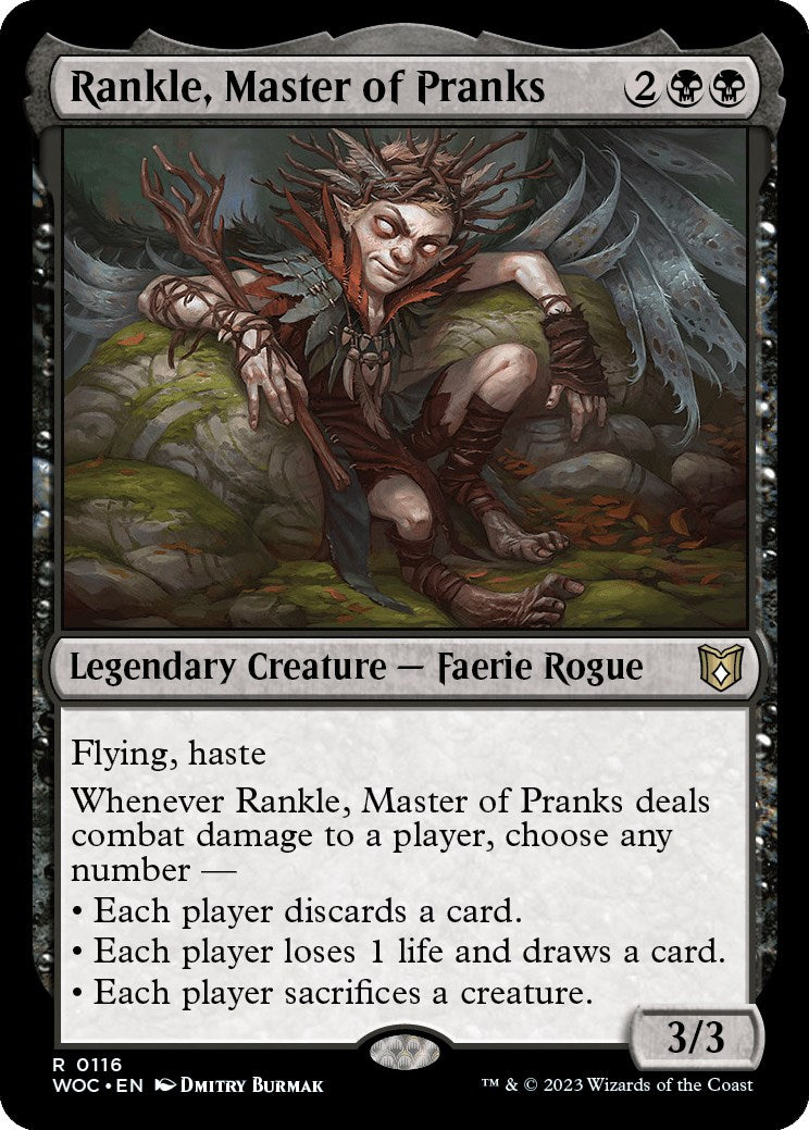 Rankle, Master of Pranks [Wilds of Eldraine Commander] | Good Games North