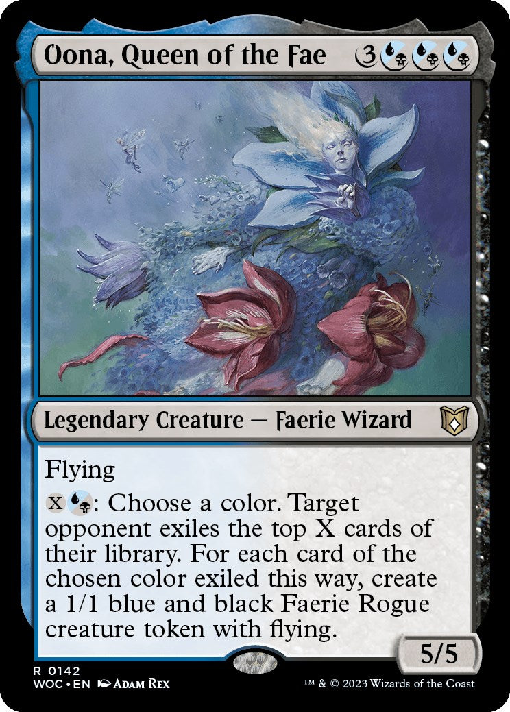 Oona, Queen of the Fae [Wilds of Eldraine Commander] | Good Games North