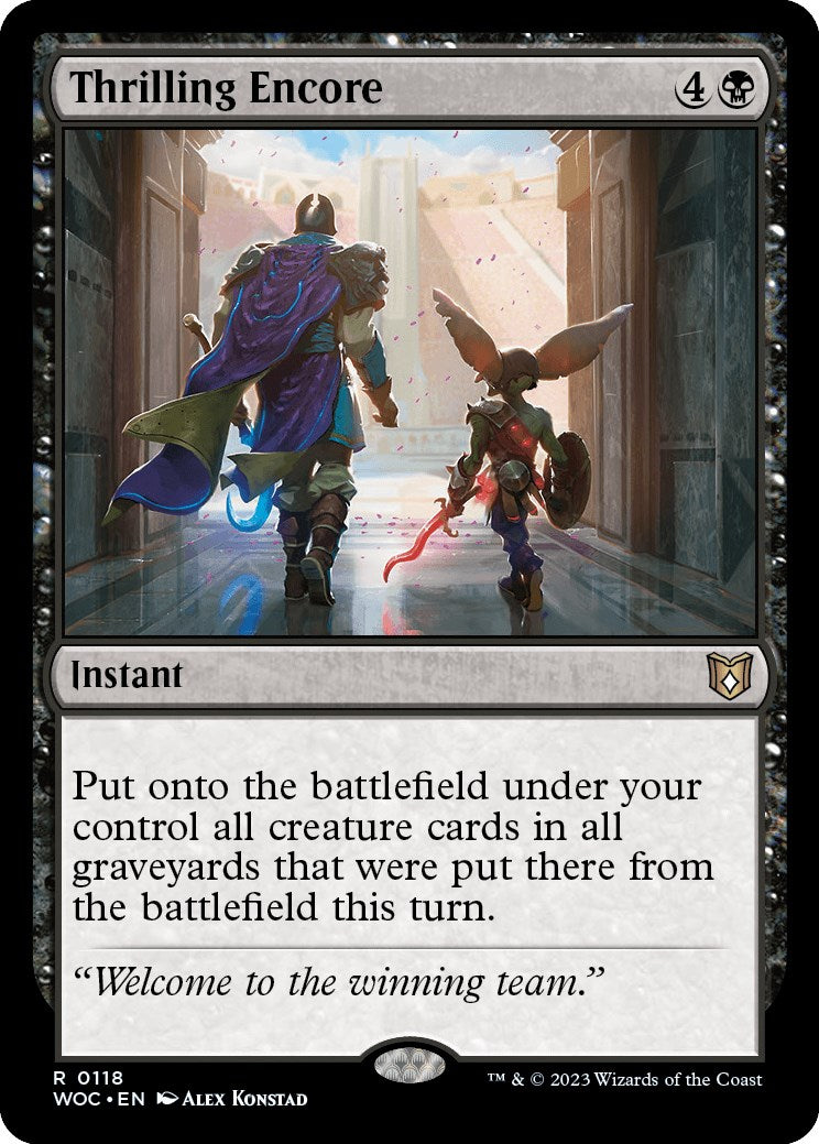 Thrilling Encore [Wilds of Eldraine Commander] | Good Games North