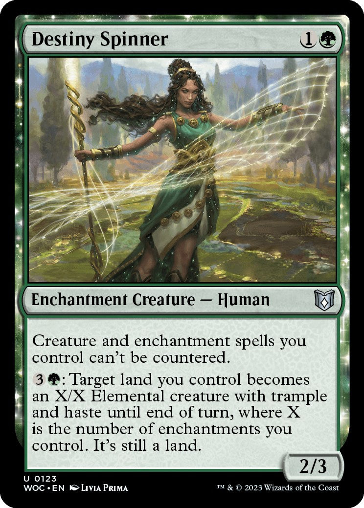Destiny Spinner [Wilds of Eldraine Commander] | Good Games North