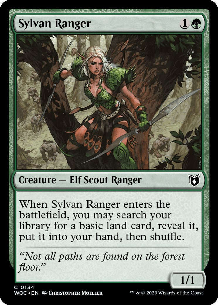 Sylvan Ranger [Wilds of Eldraine Commander] | Good Games North