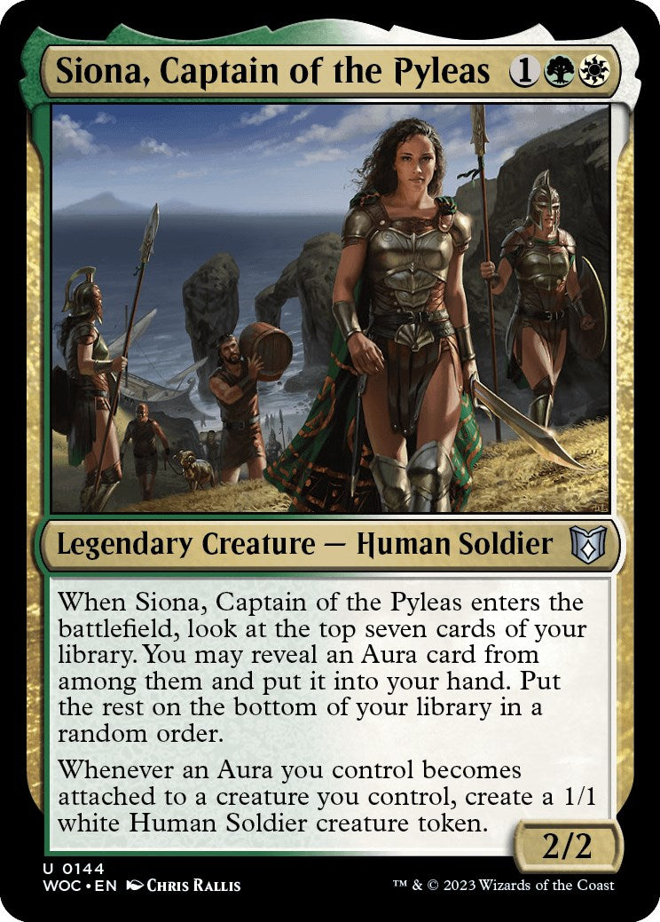 Siona, Captain of the Pyleas [Wilds of Eldraine Commander] | Good Games North