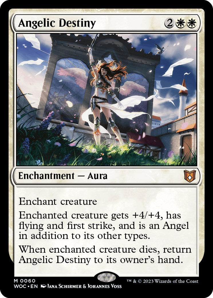 Angelic Destiny [Wilds of Eldraine Commander] | Good Games North
