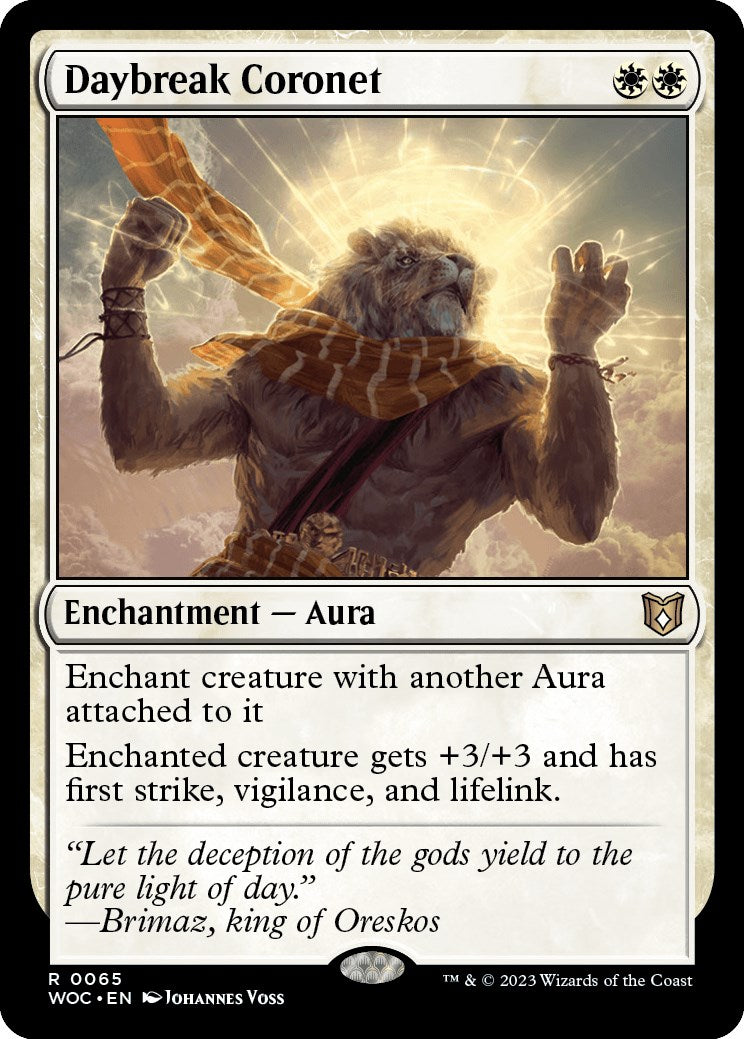 Daybreak Coronet [Wilds of Eldraine Commander] | Good Games North